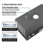 Pull-out Faucet Single Bowl Kitchen Sink