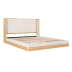Mid-Century Modern Wood Bed Frame