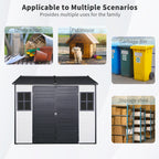 8 x 6 ft Resin Outdoor Storage Shed