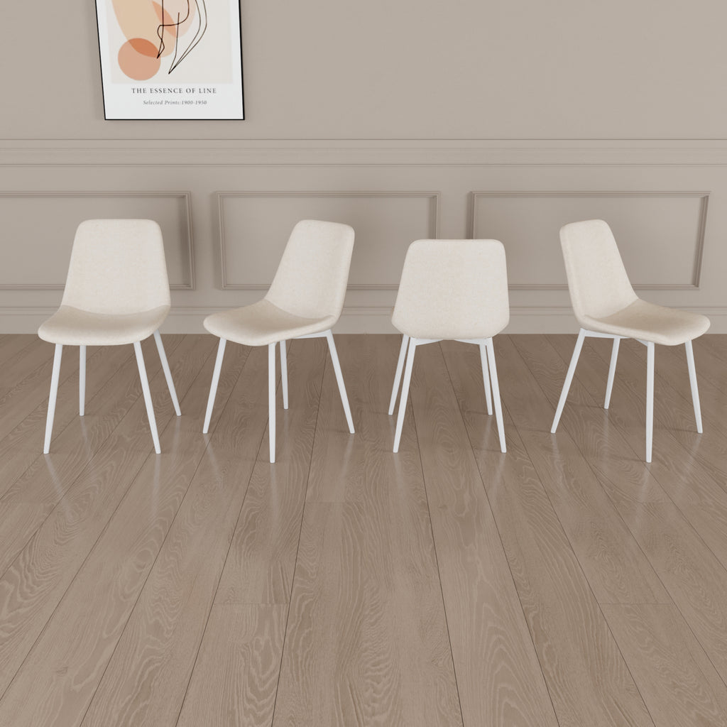 Set of 4 Modern Kitchen Dining Chairs