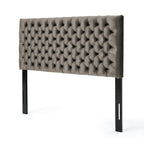 Tufted Upholstered Queen Size Bed Headboard