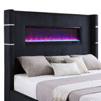 Judah Wingback Panel Bed