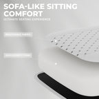 Ergonomic Gaming Chair with Massage, Footrest, and Lumbar Support
