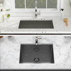 Laundry Sink 24 Inch - Undermount Gunmetal