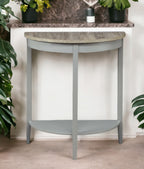 Justino Half-Moon Console Table