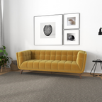 Addison Large Teal Velvet Sofa