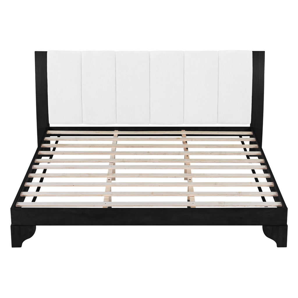 King Size Bed Frame in Black and White