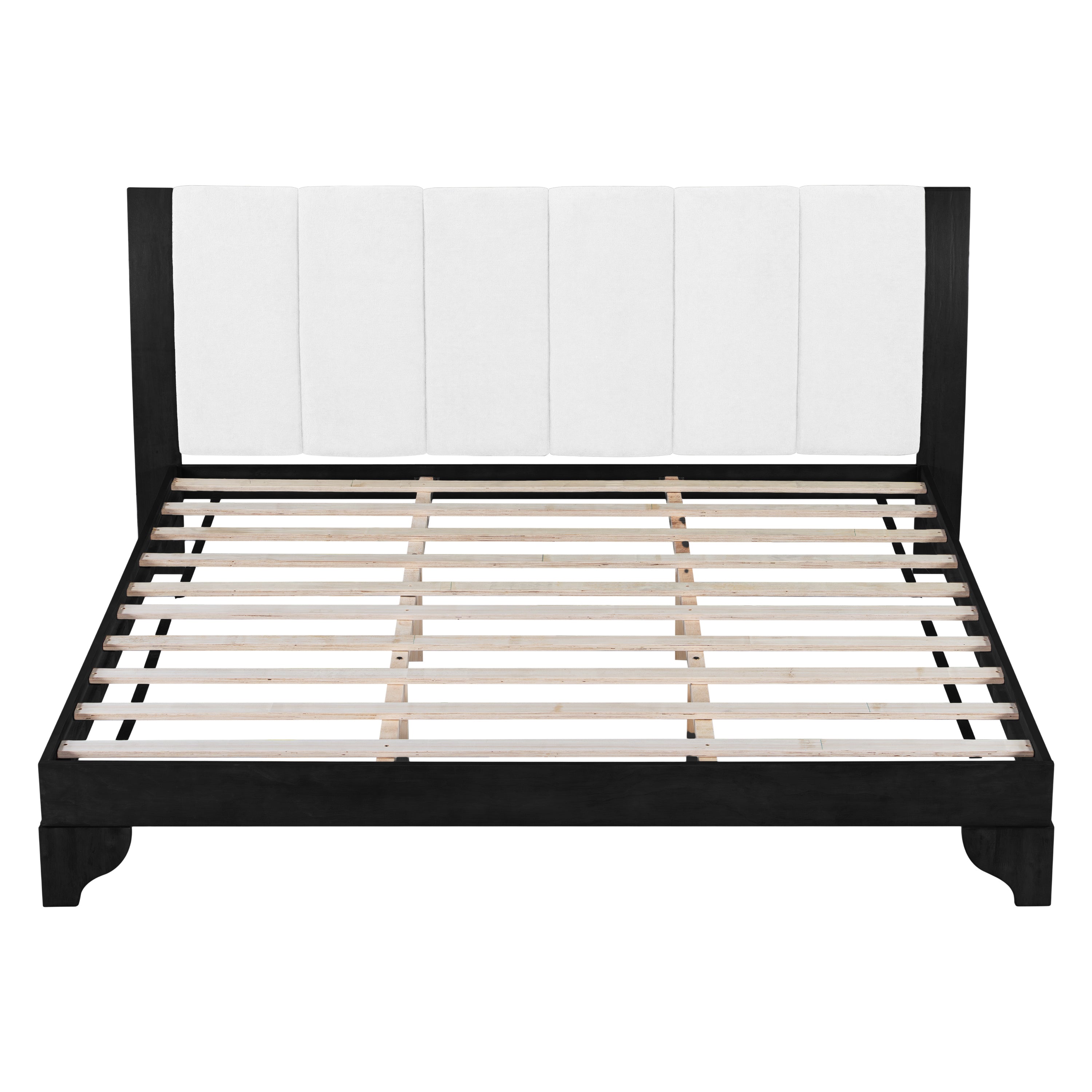 King Size Bed Frame in Black and White