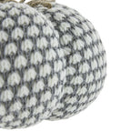 Set of 2 Knite Pumpkin Ornament Decor