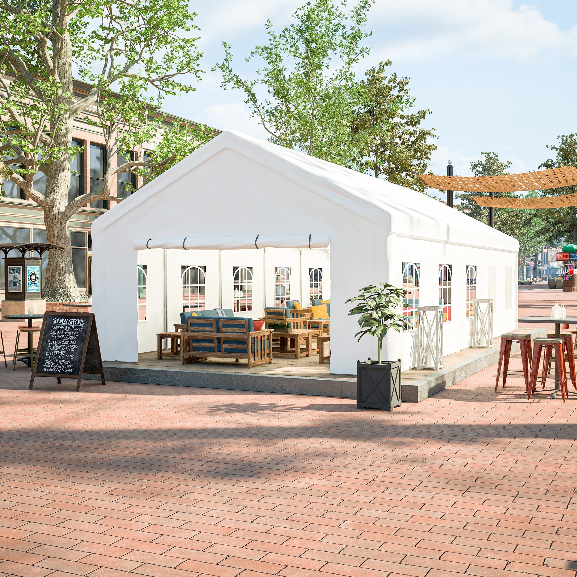 16x32FT Party Tent Heavy Duty Large Wedding Event Shelters