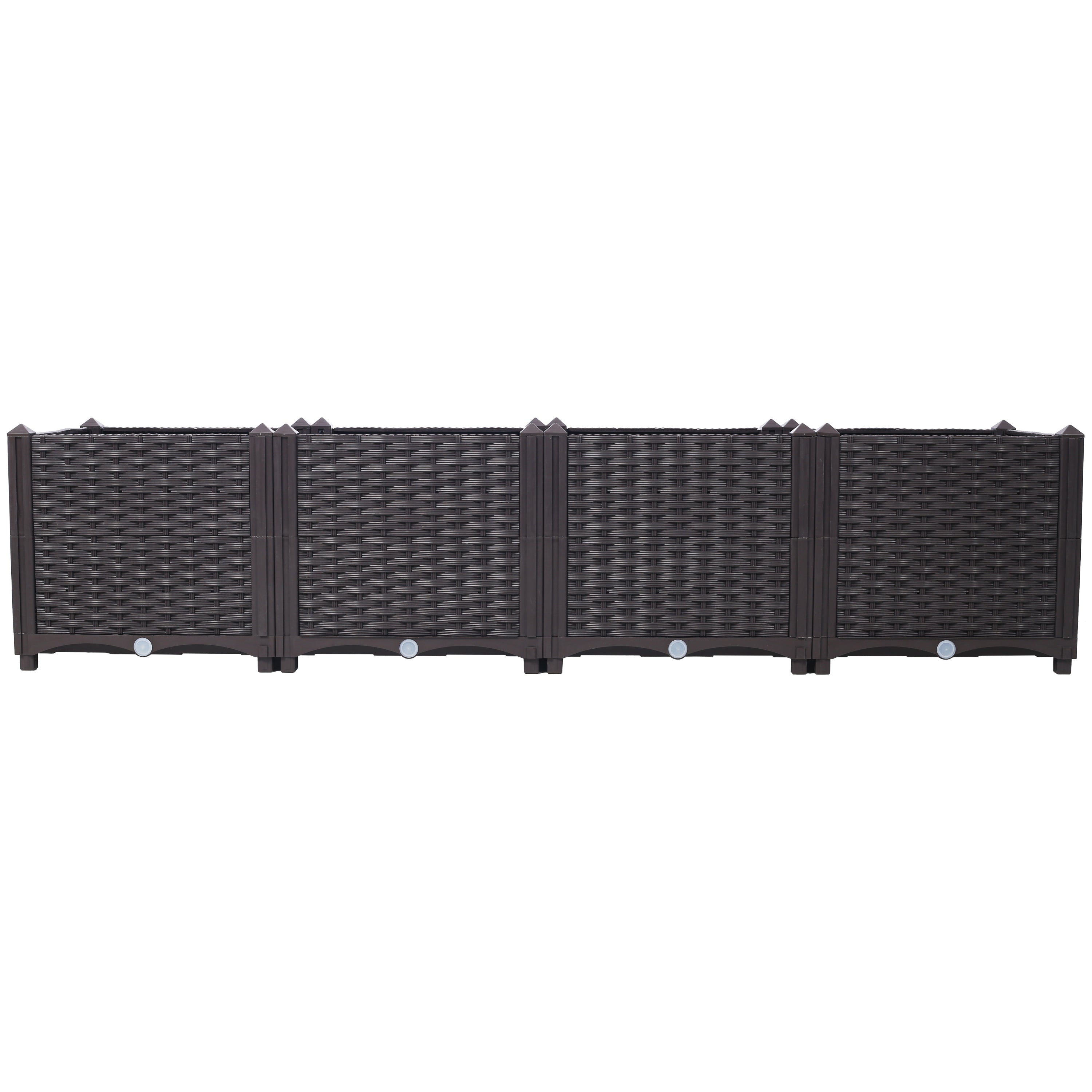 Deep Raised Garden Bed Plastic Planter Boxes