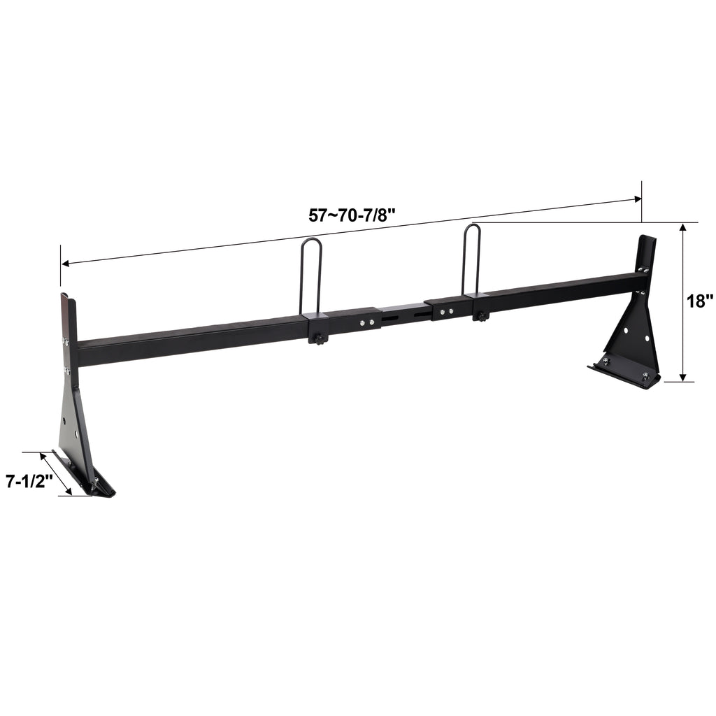 Heavy-Duty Steel Roof Racks with Rear Roller for Vans