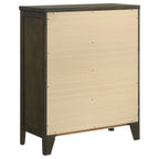 Clement Dark Cocoa 4-Drawer Chest of Drawers
