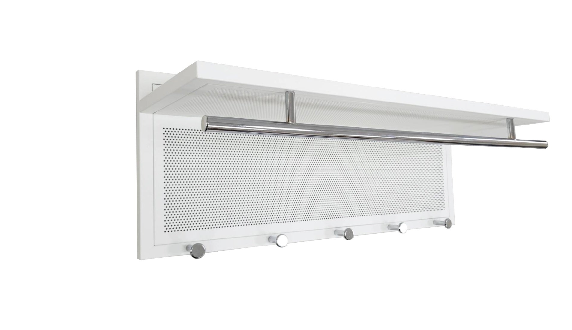 Esyspot Metal Powder Coating Hook Wall Mounted with Shelf