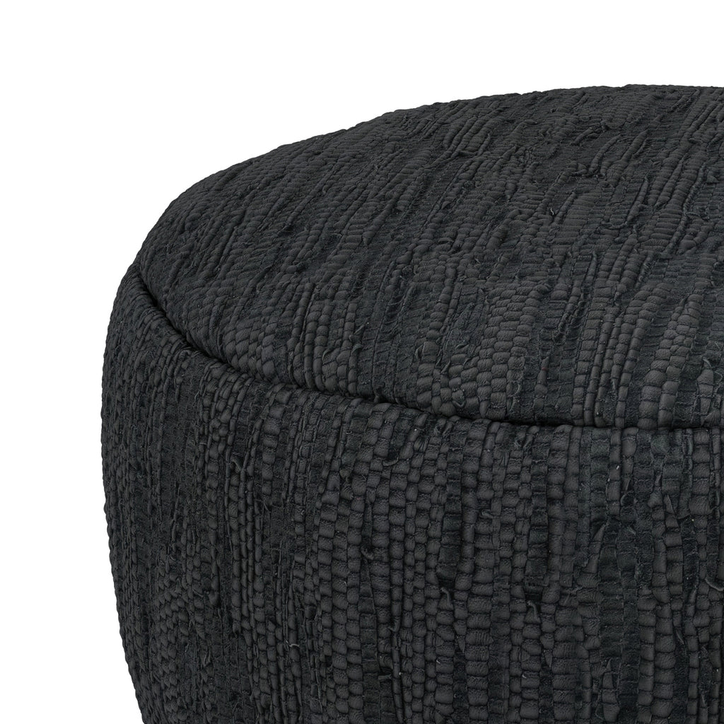 Fredrik 30 Inch Round Pouf
