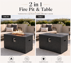 42-Inch Outdoor Fire Pit Table
