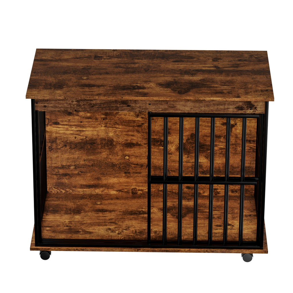 Wooden Dog Crate Furniture for Medium to Large Dogs