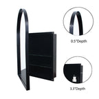 24x36 Inch Arched Recessed Medicine Cabinet
