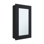 Medicine Cabinet 25.7" H, 1 Door, 3 Shelves, 1 Mirror