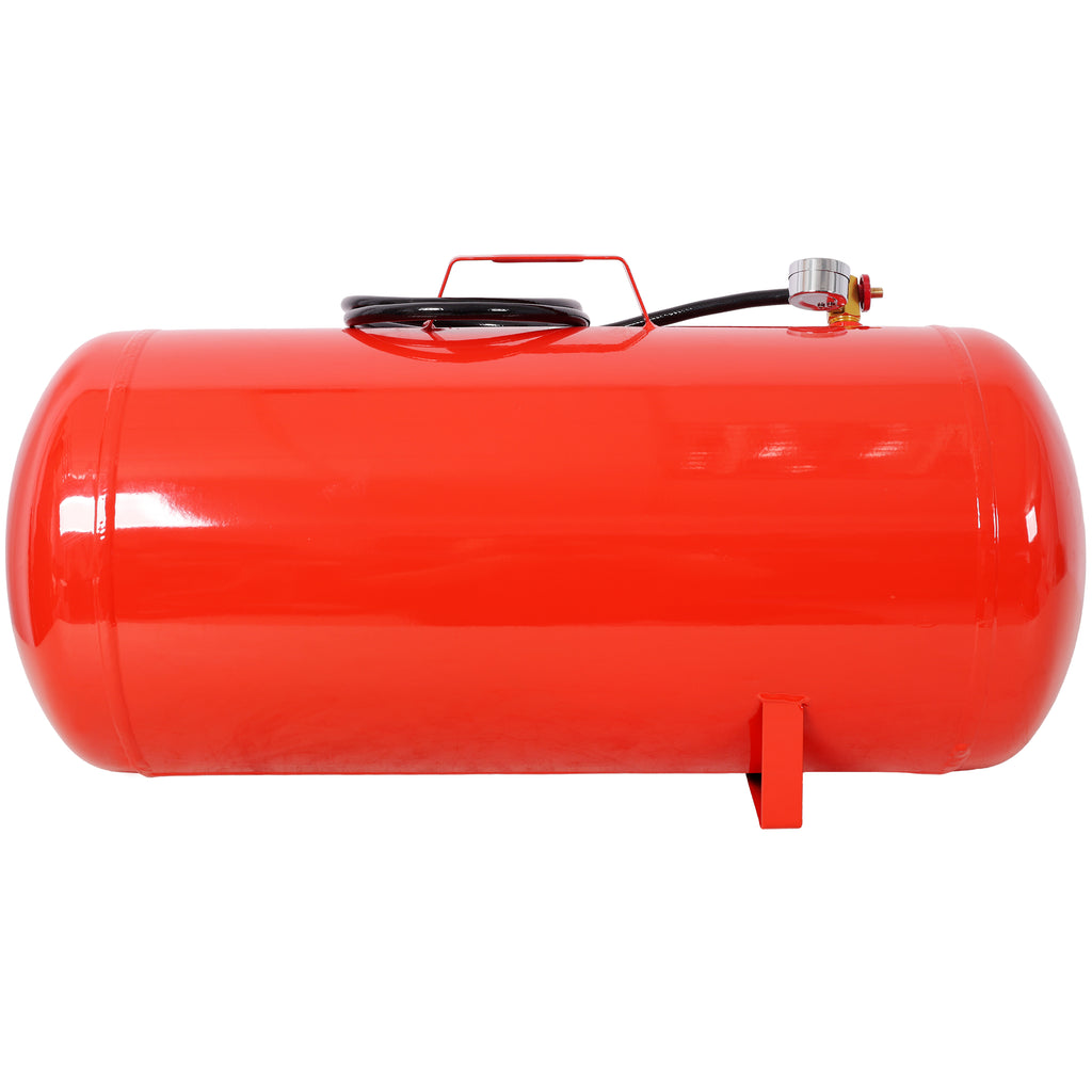 Portable 13 Gallon Air Tank, Lightweight Durable Air Compressor Tank with Pressure Gauge, Safety Valve and 43 Inch Hose for Easy Tool Connection