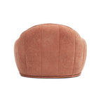 Louie 30.5" Modern Dog Sofa Bed with Bone Pillow, Medium, Spice