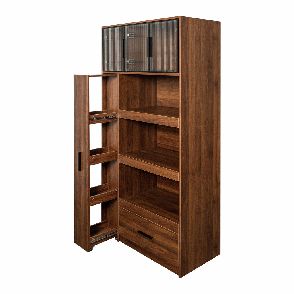 70.87" Tall Kitchen Pantry Cabinet