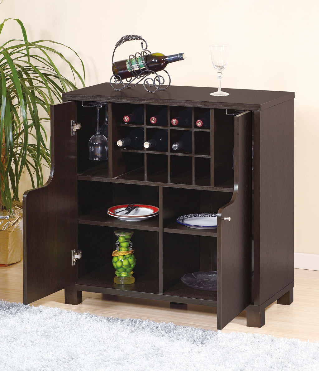 Red Cocoa Wine Cabinet