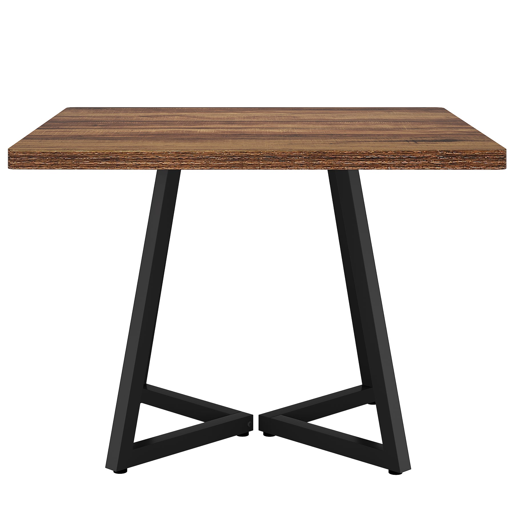 31.5" Square Rustic Dining Table for 2-4