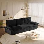 94.5" King Size Pull Out Sofa Bed - 3-in-1 Convertible Sleeper Sofa