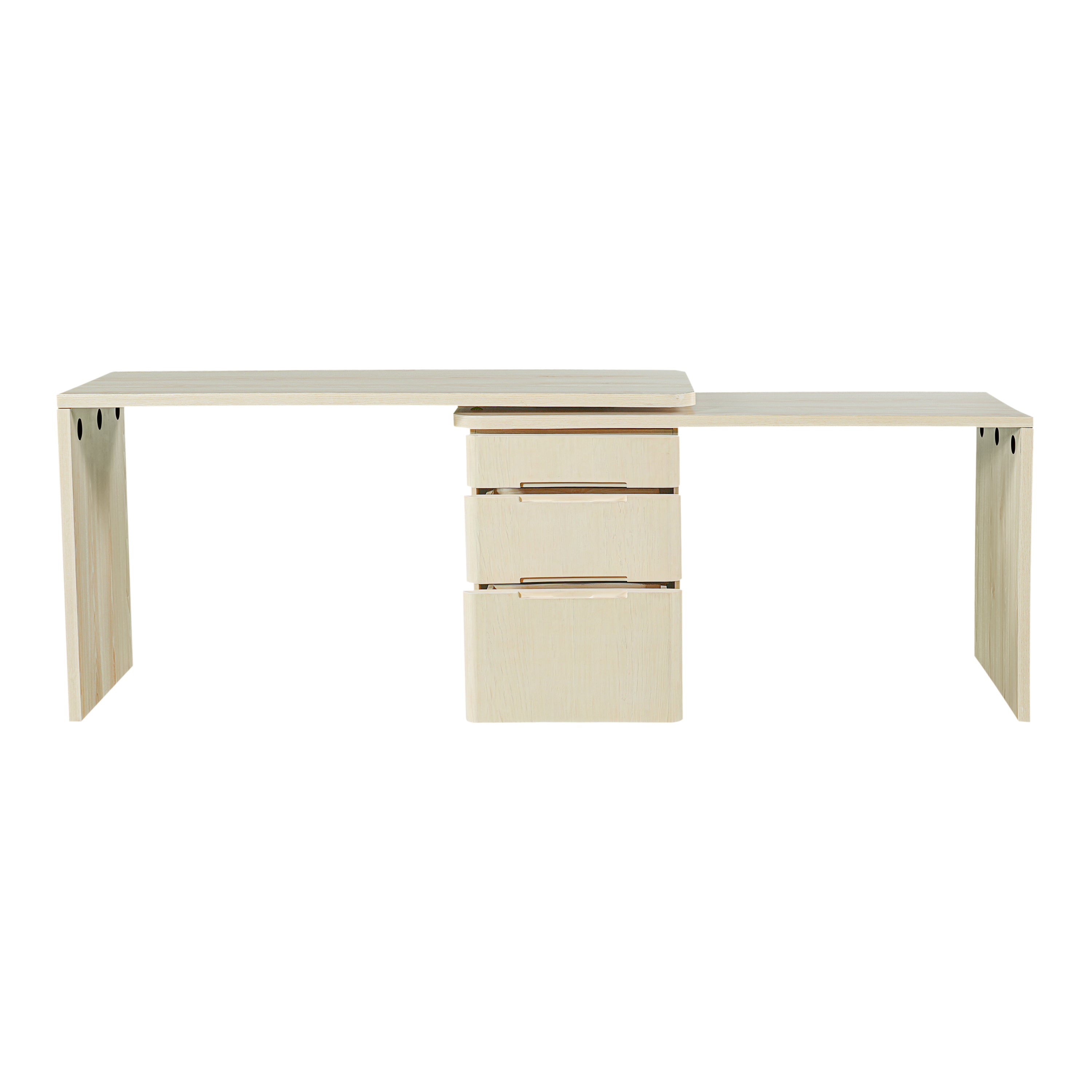 90" Modern L Shaped Desk