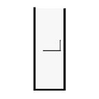 28"-29.2'' x 72" Semi-Frameless Pivot Shower Door