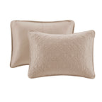 Reversible Quilt Set Khaki King/Cal King