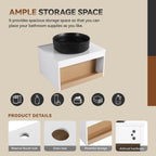 24" Floating Bathroom Vanity with Matte Finish