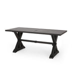 Outdoor Aluminium Dining Table, Antique Matte