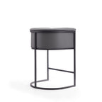 Cosmopolitan Metal Upholstered Counter Stool