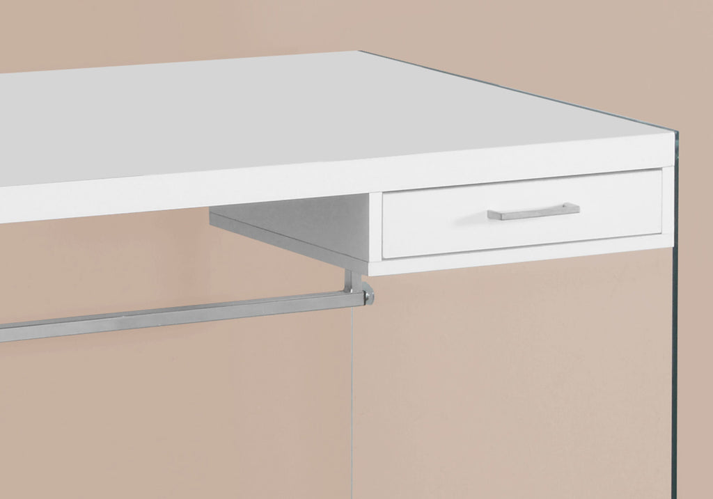 Modern Glossy White Computer Desk