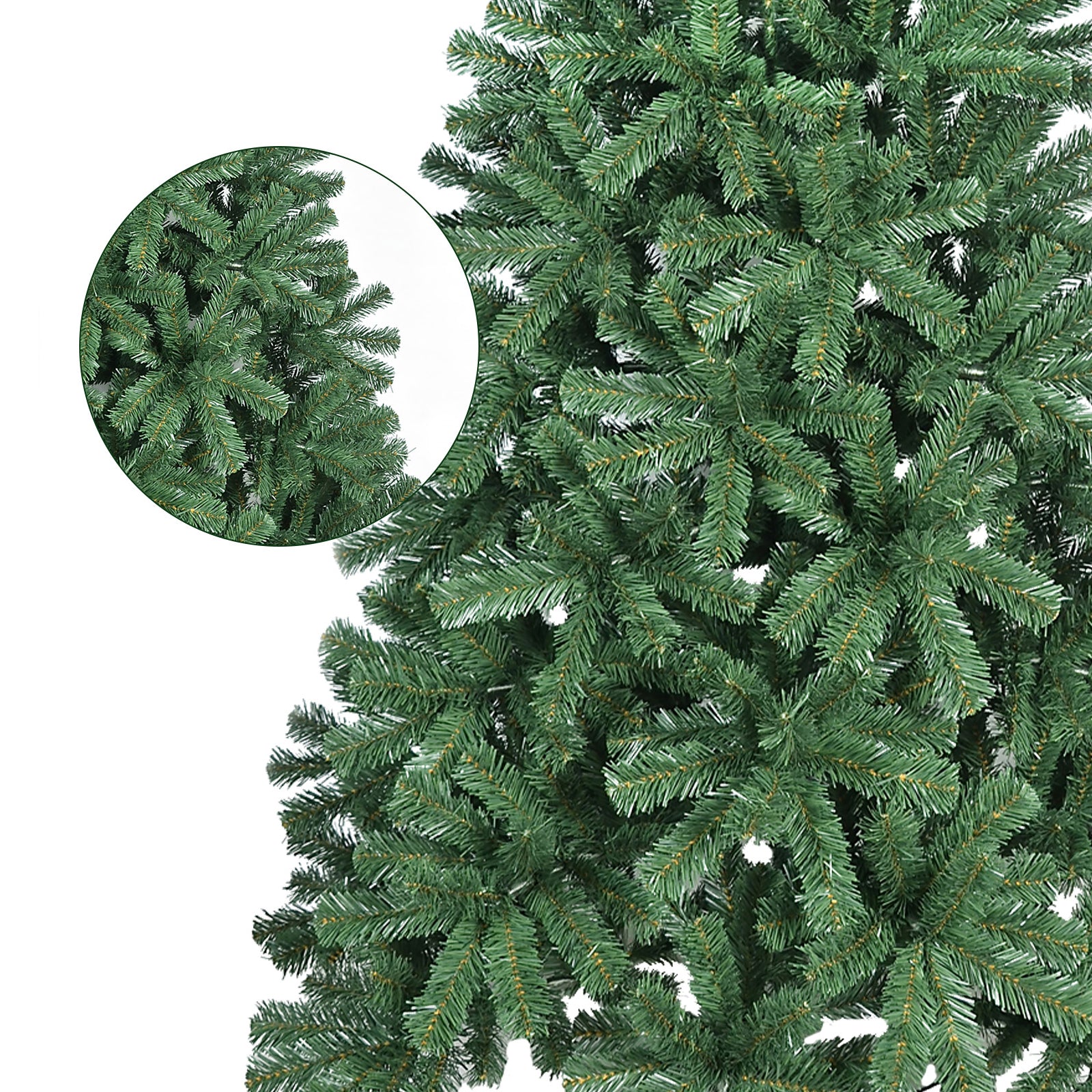 6FT Artificial Christmas Tree with 500 PVC Tips