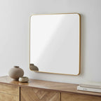 Ockenfels Modern Arched Gold Wall Mirror