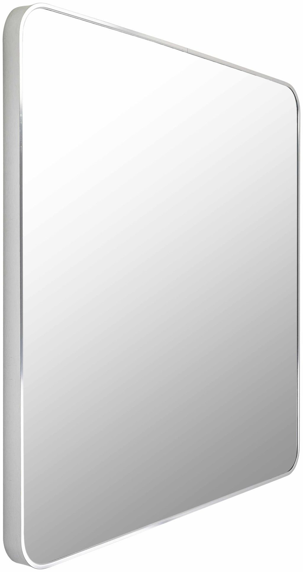 Ockenfels Modern Arched Silver Gray Wall Mirror
