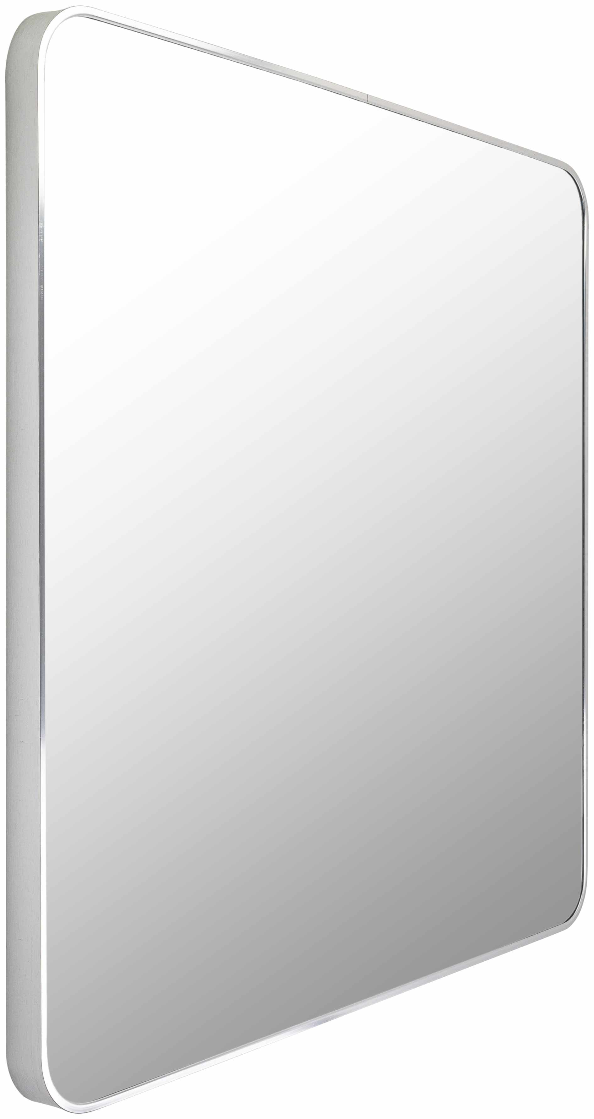 Ockenfels Modern Arched Silver Gray Wall Mirror