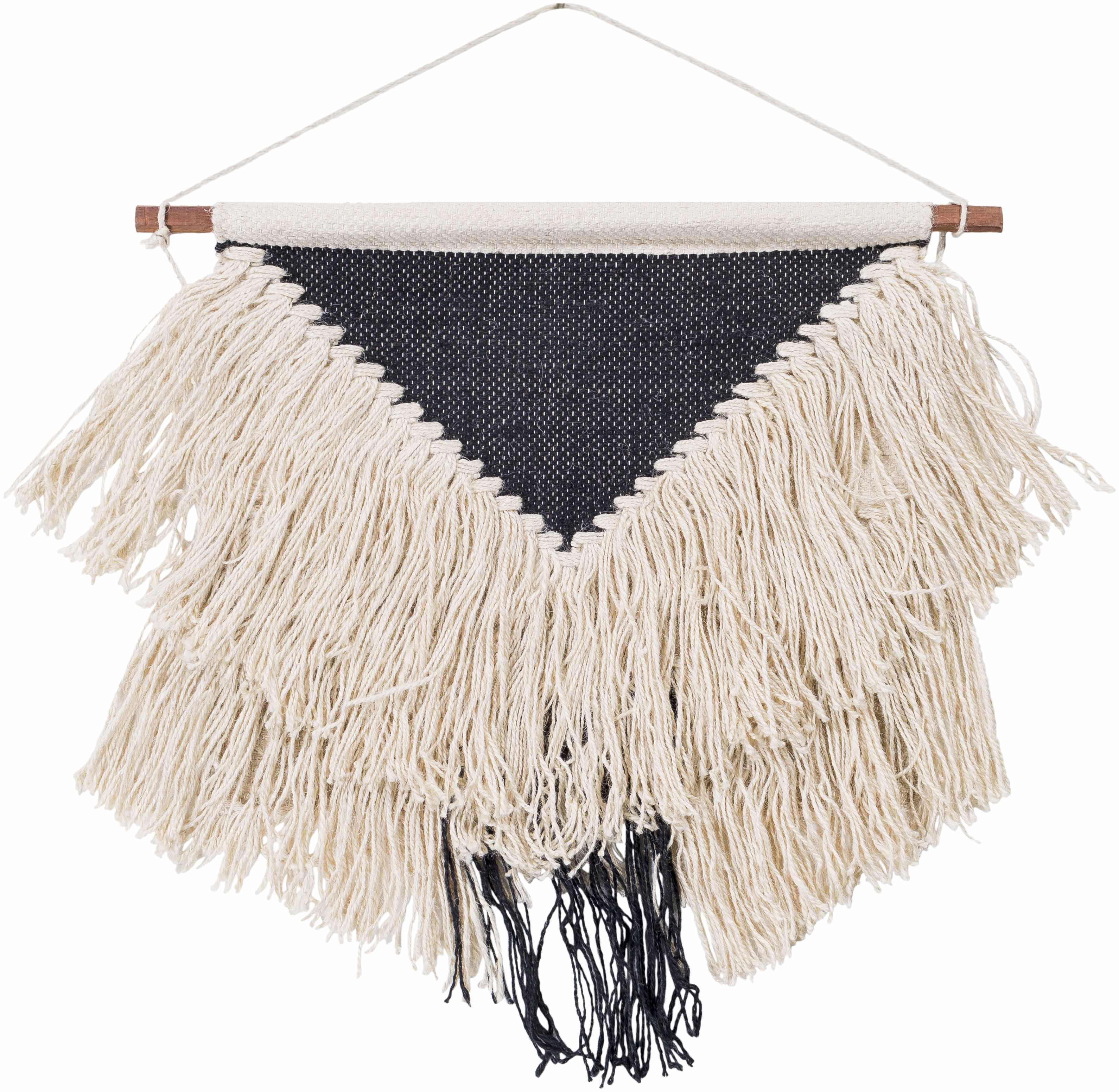 Dingus Jute and Wood Wall Hanging - Clearance
