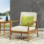 Club Chairs Laurent 500lbs Capacity Acacia Outdoor