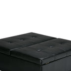Dover Square Coffee Table Storage Ottoman