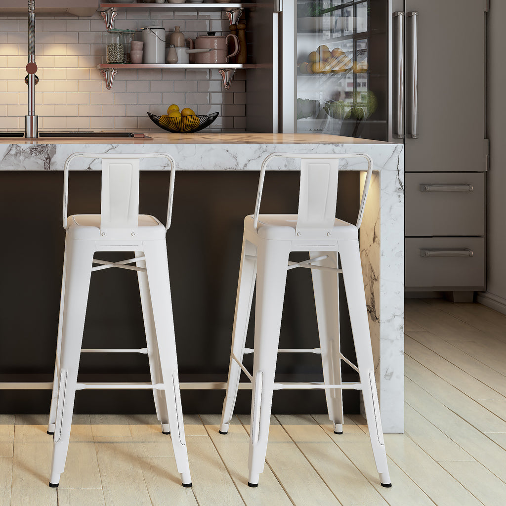 Rayne - 30" Metal Bar Stool (Set of 2) - Distressed