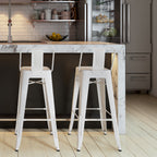 Rayne - 30" Metal Bar Stool (Set of 2) - Distressed