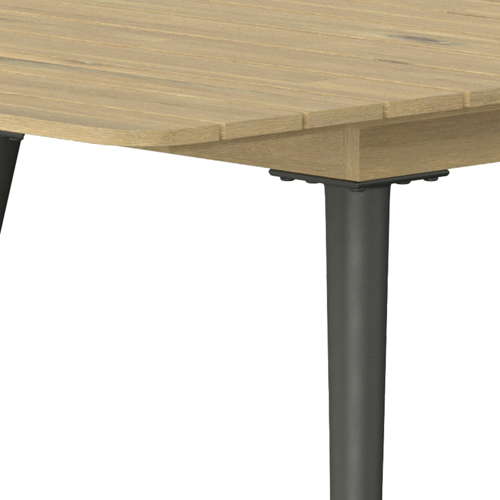 Beachside Outdoor Extendable Dining Table - Light Teak