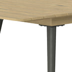 Beachside Outdoor Extendable Dining Table - Light Teak