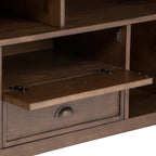 Redmond 72 Inch Wide Solid Wood TV Stand in Rustic