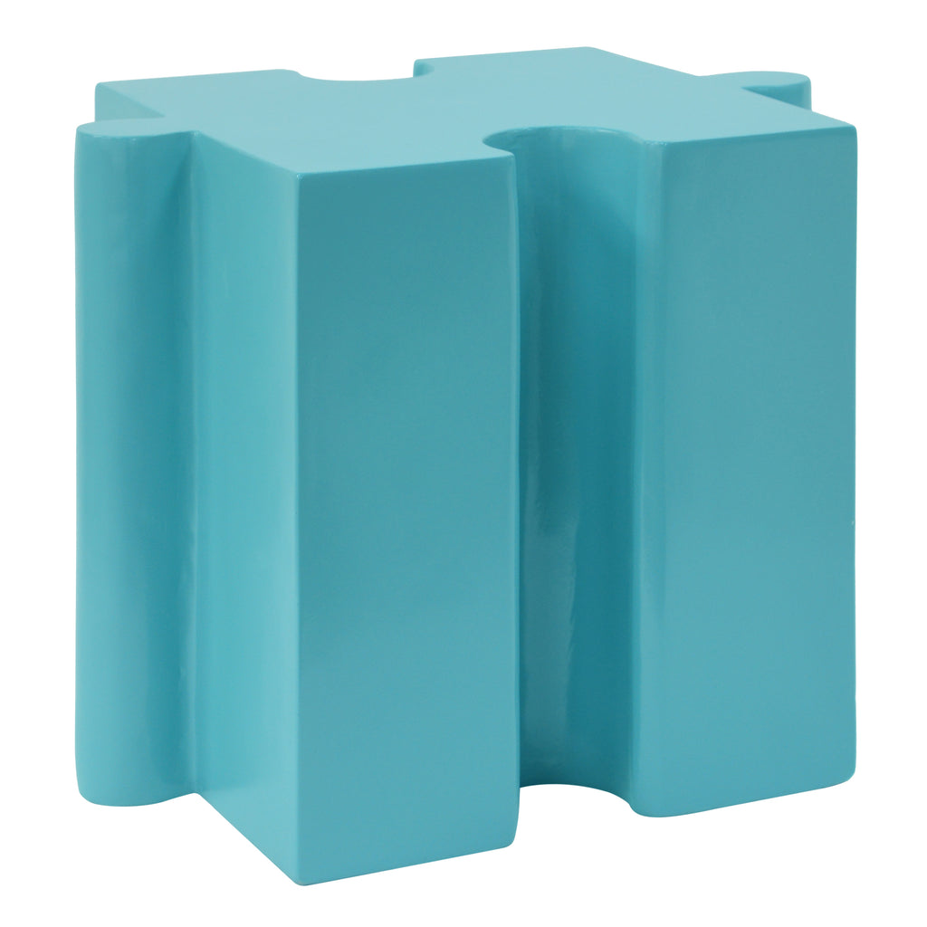 Puzzle Art Side Table - Modular Concave Edge MGO Table