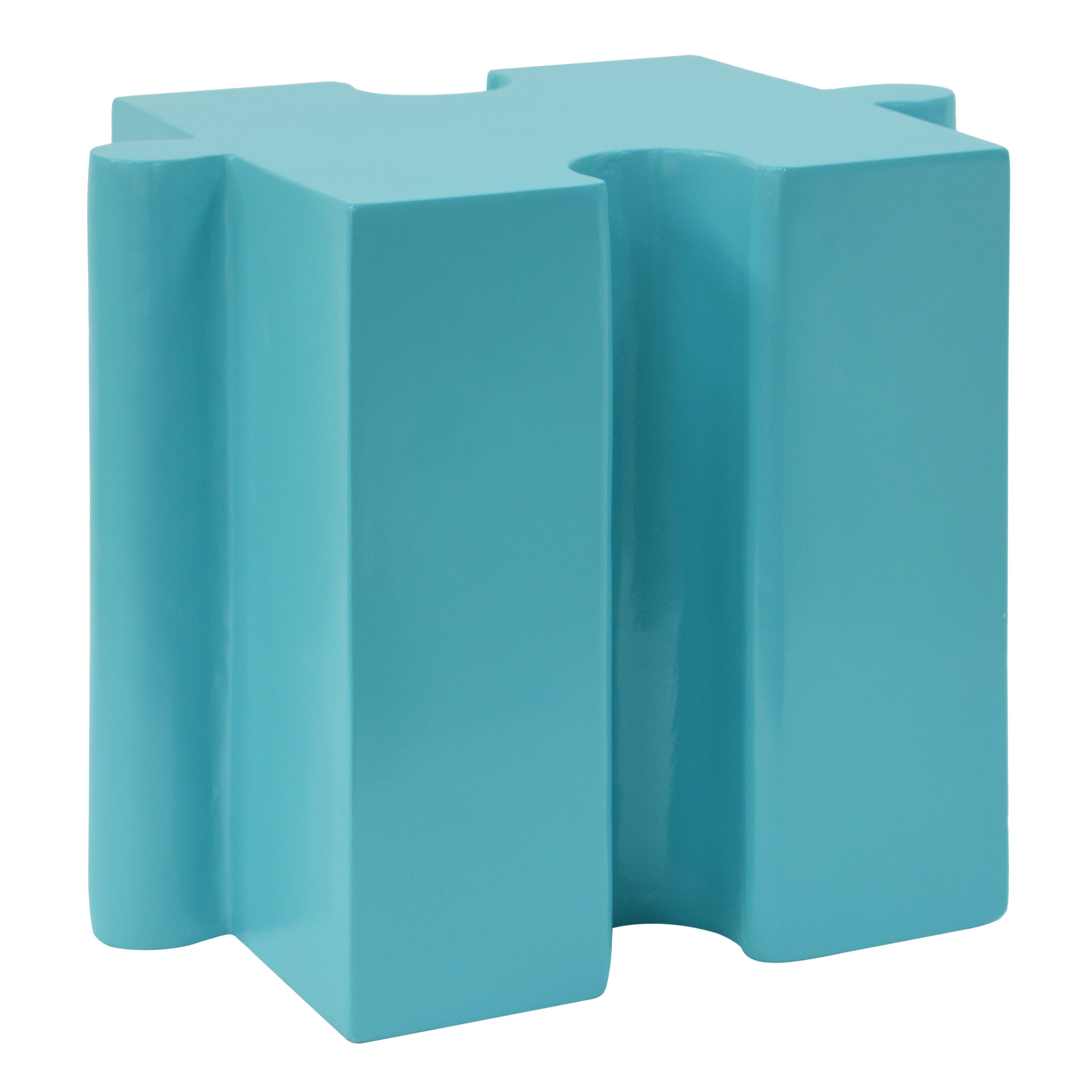 Puzzle Art Side Table - Modular Concave Edge MGO Table